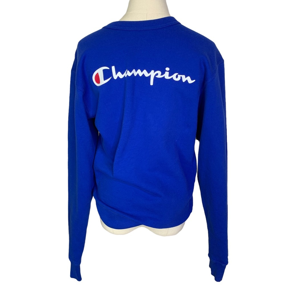 Champion Men's Pullover Blue Sweater SMALL 3328 - Picture 1 of 6